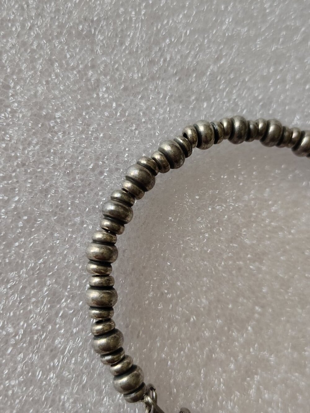 Alex and Ani Silver Bead Bangle 432